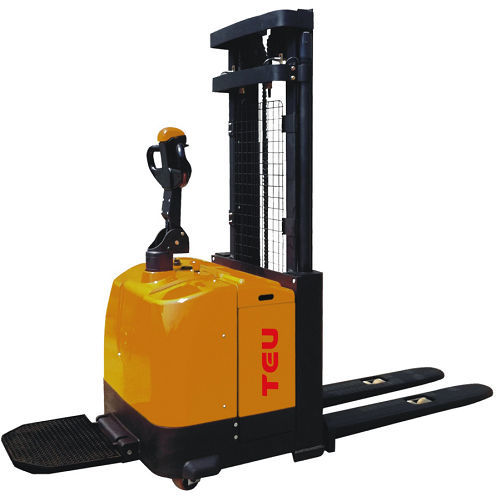 Gerbeur électrique - TS GA series - Anhui TEU Forklift Truck Co., Ltd. - avec plate-forme pour conducteur / à conducteur accompagnant / haute performance