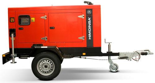 Groupe électrogène diesel - HFW-30 M5 - HIMOINSA - triphasé / sur remorque / 50 Hz