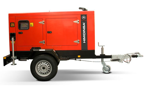 Groupe électrogène diesel - HYW-35 M6 - HIMOINSA - triphasé / sur remorque / 60 Hz