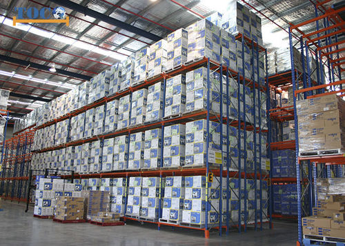 Rayonnage double profondeur - IPR04 - NANJING TOCO WAREHOUSE EQUIPMENT CO., LTD. - à palettes / en acier