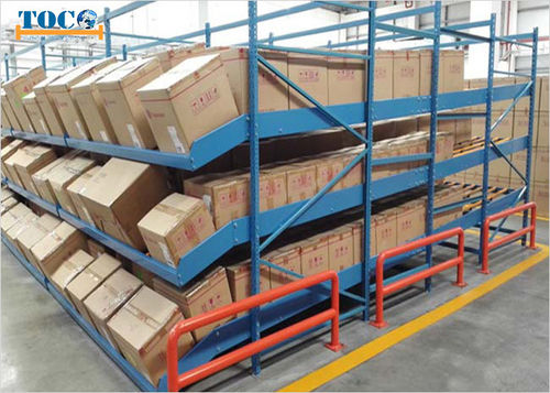 Rayonnage à déplacement par gravité - NANJING TOCO WAREHOUSE EQUIPMENT CO., LTD. - pour entrepôt de stockage / pour boîtes / à longue portée
