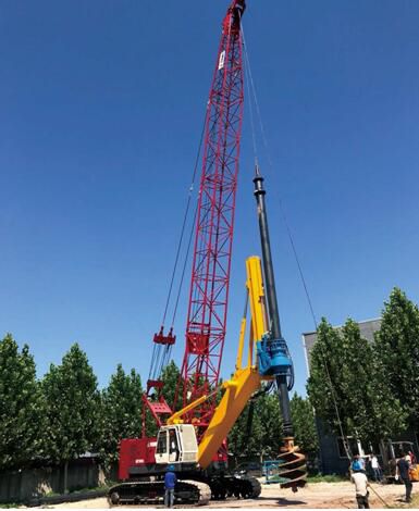 Foreuse pour forage profond - SD2200 - SINOVO HEAVY INDUSTRY CO., LTD. - sur chenilles / rotative / Caterpillar