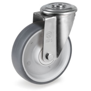 Roulette pour charge légère - 71CC series - Tellure Rôta - pivotante / à platine / non marquante