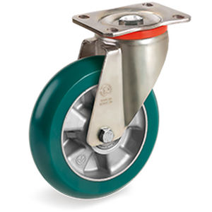 Roulette pivotante - 62ER series - Tellure Rôta - à platine / avec profil ergonomique / pour chariot