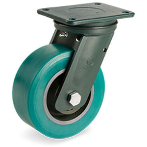 Roulette pivotante - 62GH series - Tellure Rôta - à platine / industrielle / pour chariot
