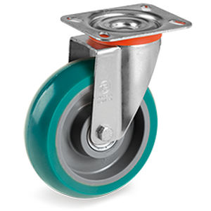 Roulette pivotante - 62NY series - Tellure Rôta - à tige / pour chariot / fortes charges