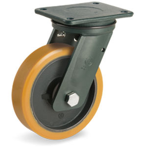 Roulette pivotante - 64 series - Tellure Rôta - à platine / industrielle / pour manutention