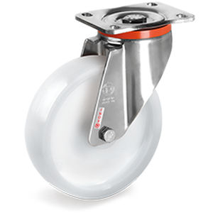 Roulette pivotante - 68P series - Tellure Rôta - à platine / pour transpalette / de manutention