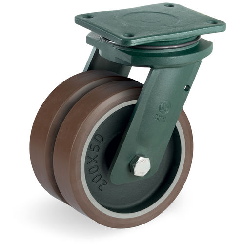 Roulette pivotante - 58GH series - Tellure Rôta - à platine / pour chariot / industrielle