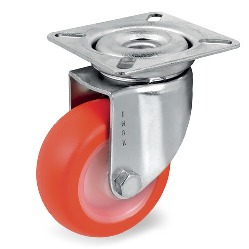 Roulette pivotante - 36 series - Tellure Rôta - à platine / double / en thermoplastiques