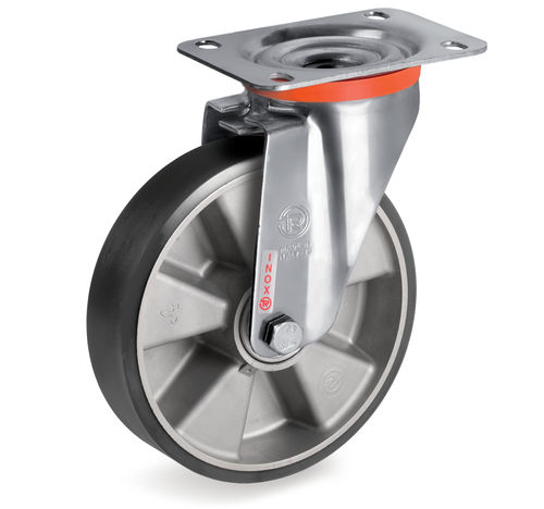 Roue antistatique - 65ESD series - Tellure Rôta - à bandage / aluminium / 90 shore A
