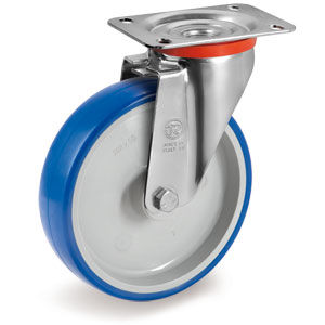Roulette pivotante - 61 series - Tellure Rôta - à platine / pour chariot / pour échafaudage mobile