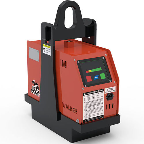 Électroaimant de levage à batterie - BUX series - Industrial Magnetics - à commutation électrique / de manutention / compact
