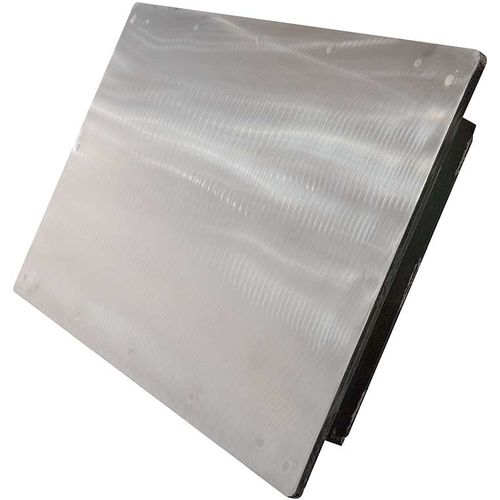 Plaque magnétique pour tri de métaux - Industrial Magnetics - rectangulaire / en acier inoxydable