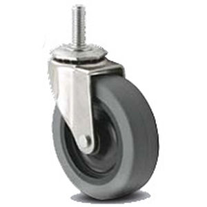 Roulette pivotante - MC2-L4-201G - Monroe Engineering - à tige filetée / pour charge légère / en caoutchouc