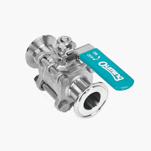 Vanne à boisseau sphérique - Zhejiang Ouming Fluid Casting Industry Co., Ltd. - à levier / régleuse de débit / à bride