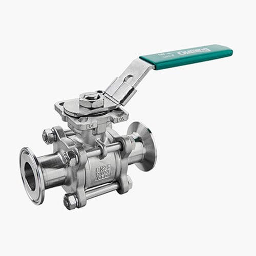 Vanne à boisseau sphérique - Zhejiang Ouming Fluid Casting Industry Co., Ltd. - à levier / de régulation / à bride