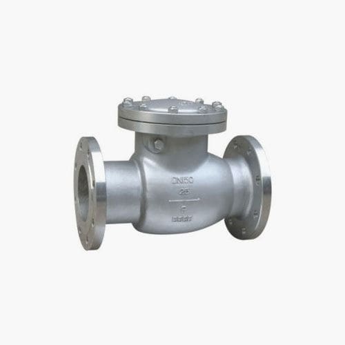Clapet anti-retour à battant - Zhejiang Ouming Fluid Casting Industry Co., Ltd. - à bride / en acier inoxydable / en acier