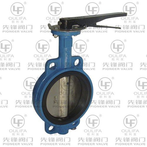 Vanne papillon - D71X - Wenzhou Pioneer Valve Co., Ltd. - à levier / à régulation de débit / pour eaux usées