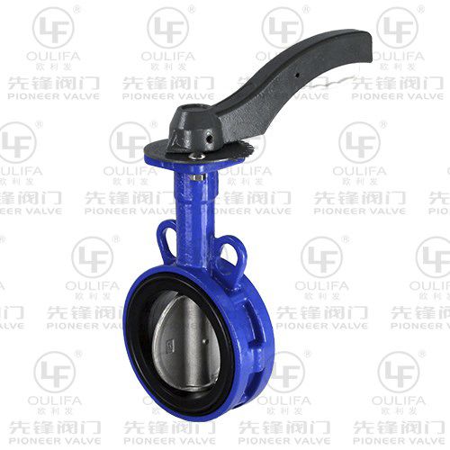 Vanne papillon - D71X-16C - Wenzhou Pioneer Valve Co., Ltd. - manuelle / à régulation de débit / pour eaux usées
