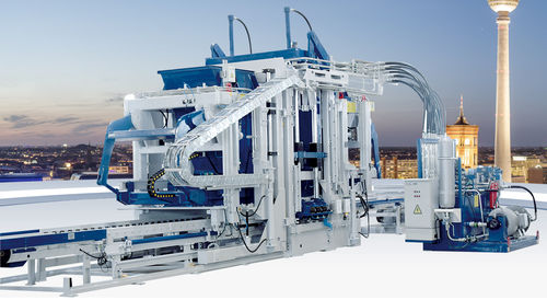 Machine de fabrication de blocs en béton - ZN series - Quangong Machinery Co., Ltd. - stationnaire