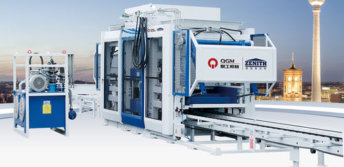 Machine de fabrication de blocs en béton - ZN1200S  - Quangong Machinery Co., Ltd. - stationnaire