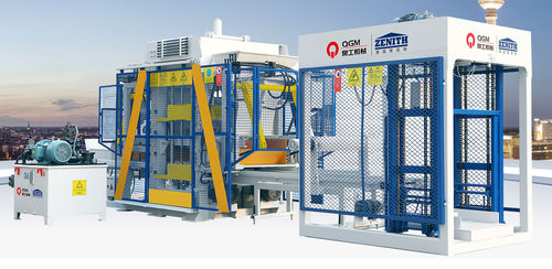 Machine de fabrication de blocs en béton - QT6  - Quangong Machinery Co., Ltd. - stationnaire