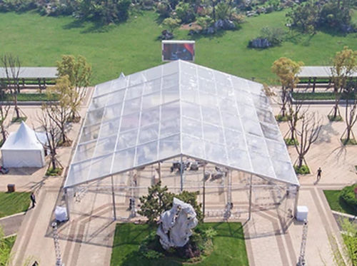 Tente industrielle - A shape - Guangzhou Yijin Aluminium Co., Ltd. - commerciale / modulaire / de stockage