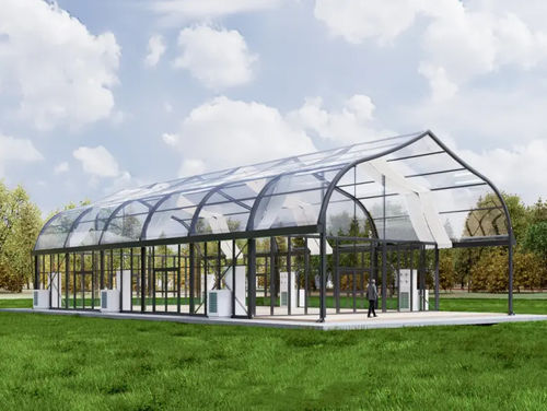 Tente de réception - Curved - Guangzhou Yijin Aluminium Co., Ltd. - pour organisation d'événement / multifonction / démontable