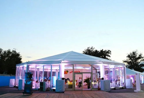 Tente commerciale - Mixed - Guangzhou Yijin Aluminium Co., Ltd. - pour organisation d'événement / démontable / modulaire