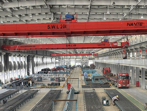 Pont roulant bipoutre - Hangzhou Nante Machinery Co., Ltd. - sur mesure / pour usage intensif