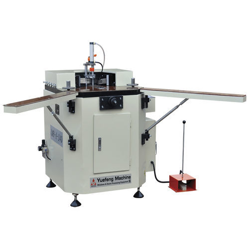 Sertisseuse d'angles pour profilés en aluminium - LMB-A-140 - JINAN YUEFENG MACHINERY CO., LTD. - automatique / hydraulique