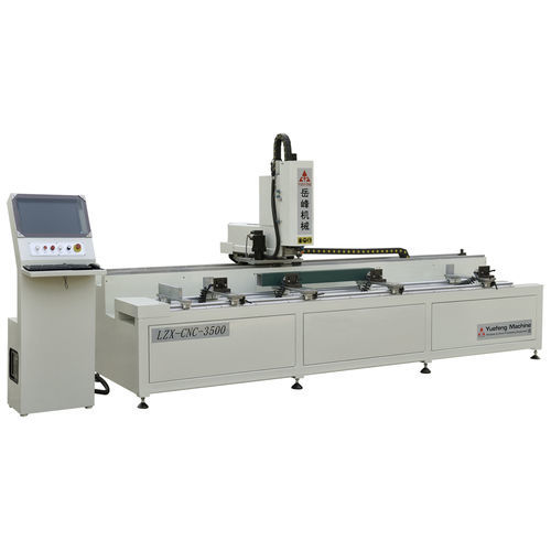 Perceuse-fraiseuse CNC - LZX-CNC-3500 - JINAN YUEFENG MACHINERY CO., LTD. - 3 axes / pour profilés
