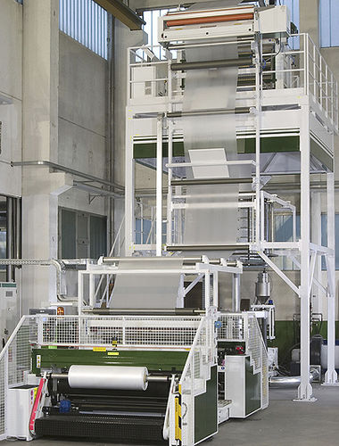Ligne d'extrusion gonflage - MONOSTRATO - MACCHI - pour thermoplastiques / pour film alimentaire