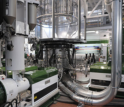 Ligne de coextrusion multicouche - COEX flex® 7-9 - MACCHI - de film par gonflage