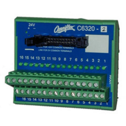 Bloc de jonction sur rail-DIN - C6322A - Omniflex - pour relais / en matière plastique / de puissance