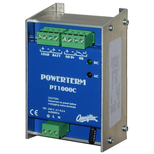 Chargeur de batterie sur rail-DIN - PT1000C  - Omniflex - plomb-acide / automatique