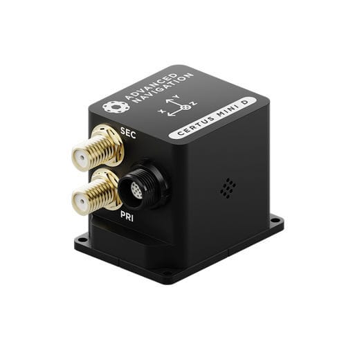 Centrale inertielle de navigation GNSS - Certus Mini D - Advanced Navigation - miniature / avec double antenne GPS intégré / CAN