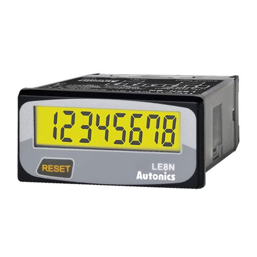 Temporisateur numérique - LE8N series - Autonics - pour montage sur panneau / à 8 chiffres
