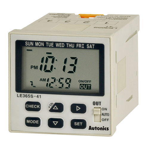 Minuterie numérique - LE365S-41 series - Autonics - multifonction / montée en panneau / sur rail DIN
