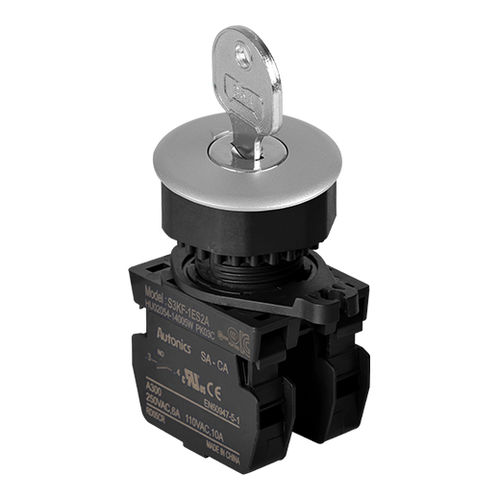 Interrupteur à clé - S3KF series - Autonics - de sélection / multipolaire / IP65