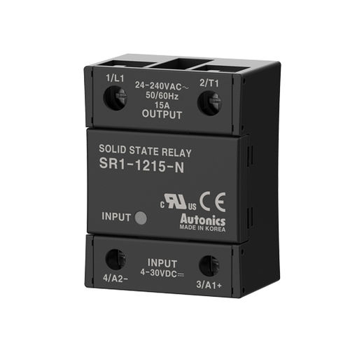 Relais statique DC - SR1 series - Autonics - compact / monophasé / avec dissipateur thermique