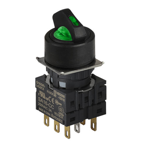 Interrupteur de sélection - S16SR   - Autonics - rectangulaire / compact / rond
