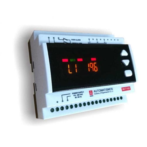 Voltmètre numérique - MVT100 - Automatismos Control y Programación, S.L. - sur rail DIN / AC / haute tension