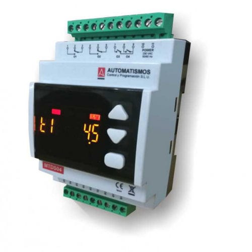 Temporisateur numérique - MTDS04 - Automatismos Control y Programación, S.L. - multifonction / sur rail DIN / encastrable