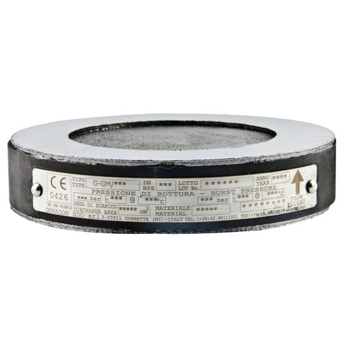 Disque de rupture à siège plat - G-GM - Donadon SDD - en graphite