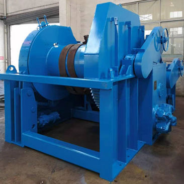 Treuil hydraulique - TaiXing Expansion Marine Equipment Company - à double tambour / avec régulation de vitesse