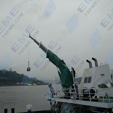 Grue sur plateforme - TaiXing Expansion Marine Equipment Company - à flèche / télescopique / pour applications marines