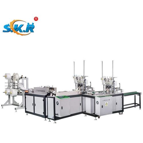 Machine à coudre et à souder pour non-tissés - NK-MMP02 - GD SCARA ROBOT CO., LTD. - pour masques chirurgicaux / fixe / automatique