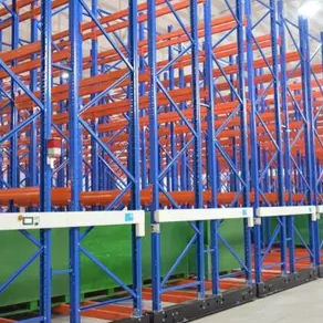 Rayonnage mobile - Nanjing Weida Logistics Equipment Company - compact / pour charges lourdes / pour rouleaux